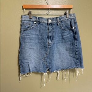 Lucky Brand Old Favorite Mini Jean Skirt, Size 6